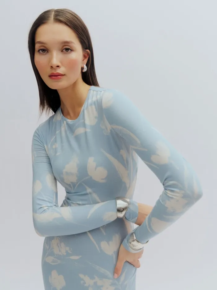 Reformation Dresses Tommie Knit Dress Clarity 8211 Women