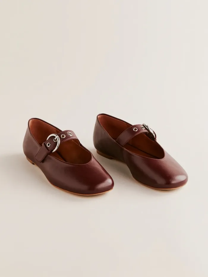 Reformation Flats Bethany Ballet Flat Ruby 8211 Women Reformation Flats Bethany Ballet Flat Ruby 8211 Women
