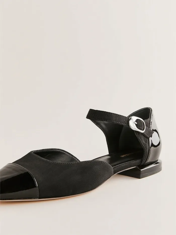 Reformation Flats Martha Flat Black Moire 8211 Women Reformation Flats Martha Flat Black Moire 8211 Women