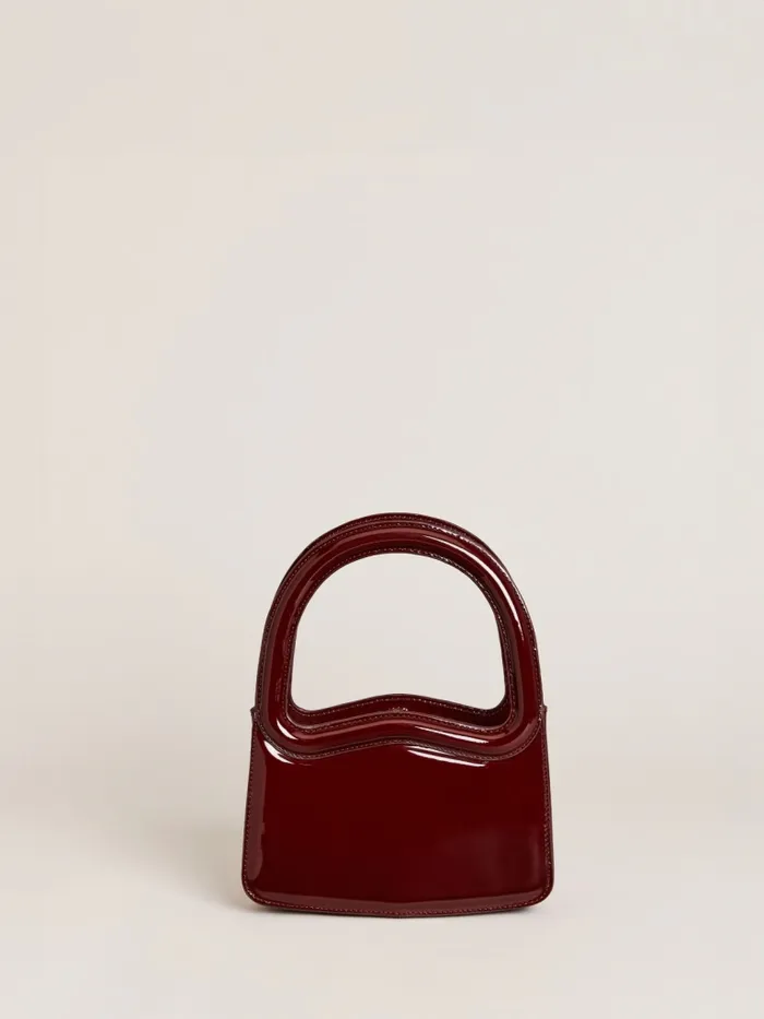 Reformation Mini Bags Mini Luciana Frame Handle Ruby Patent 8211 Women