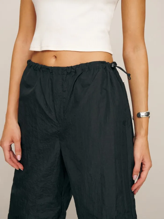 Reformation Pants Petites Camden Pant Black 8211 Women