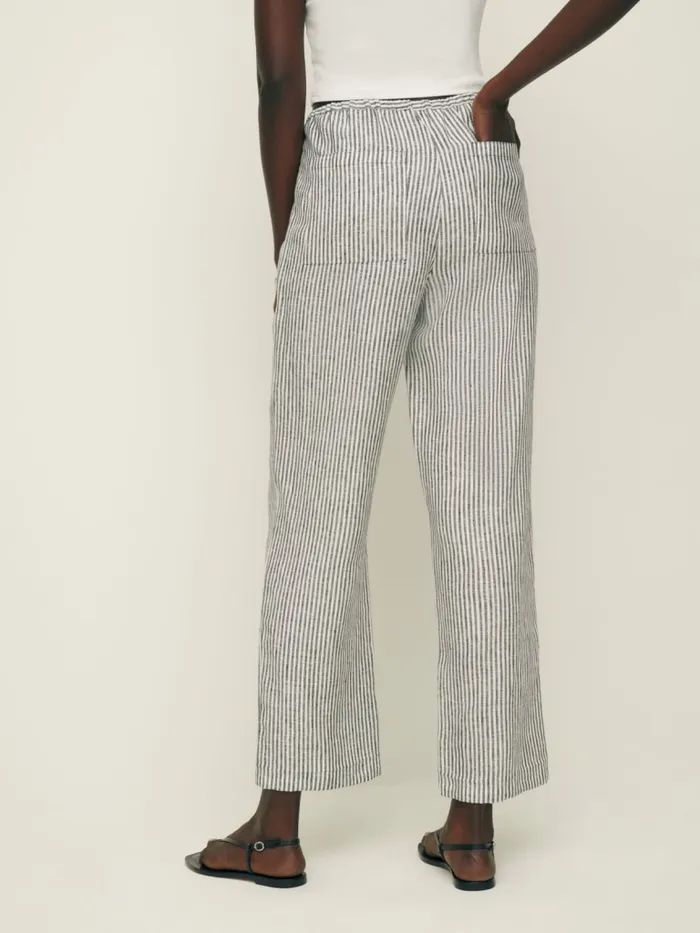 Reformation Pants Petites Remi Cropped Linen Pant Vineyard 8211 Women
