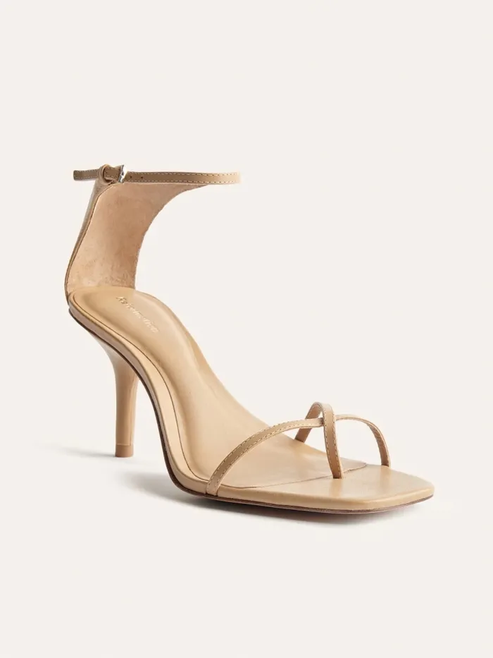 Reformation Sandals Gigi Strappy Mid Heel Sandal Buff 8211 Women Reformation Sandals Gigi Strappy Mid Heel Sandal Buff 8211 Women