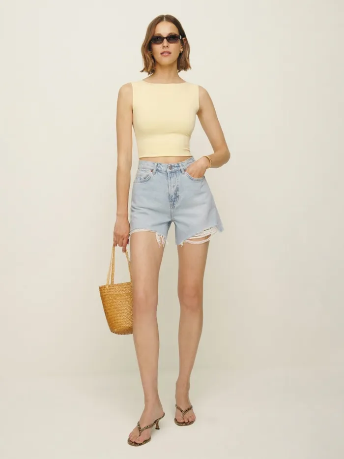Reformation Shorts Wilder High Rise Relaxed Jean Shorts Lethe 8211 Women Reformation Shorts Wilder High Rise Relaxed Jean Shorts Lethe 8211 Women