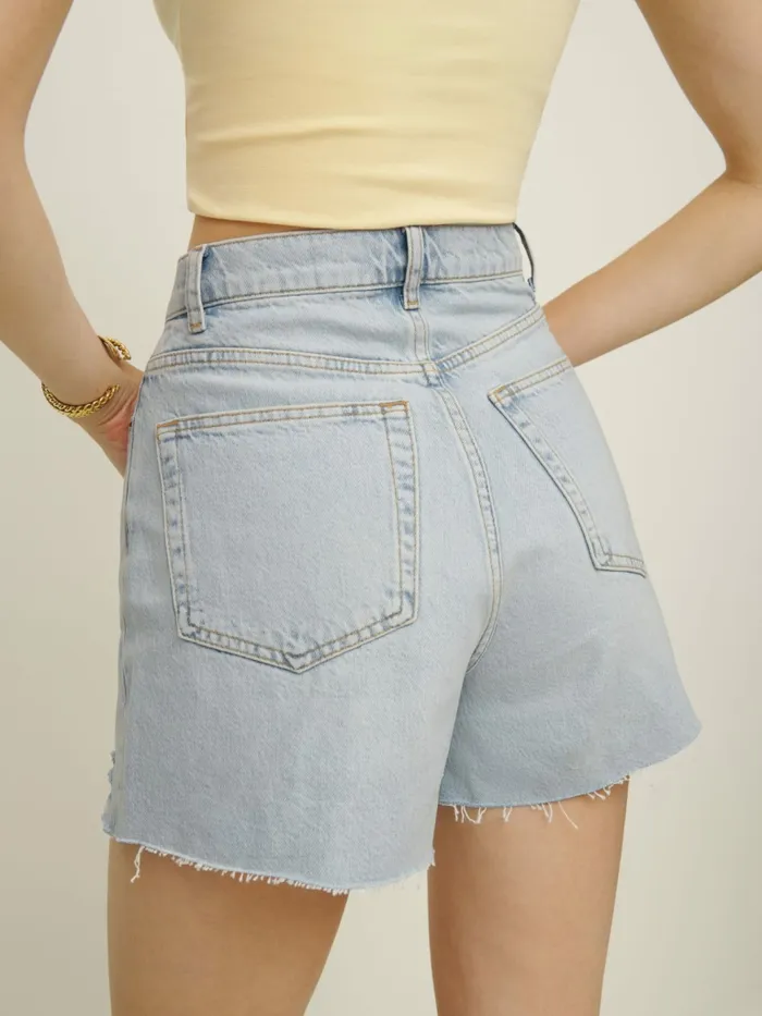 Reformation Shorts Wilder High Rise Relaxed Jean Shorts Lethe 8211 Women Reformation Shorts Wilder High Rise Relaxed Jean Shorts Lethe 8211 Women