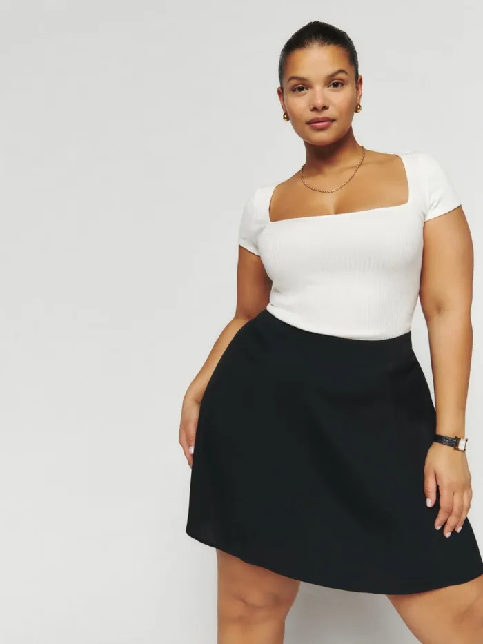 Reformation Skirts Flounce Skirt Es Black 8211 Women