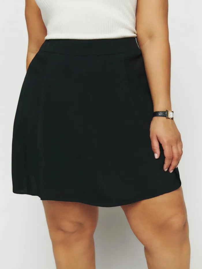 Reformation Skirts Flounce Skirt Es Black 8211 Women Reformation Skirts Flounce Skirt Es Black 8211 Women