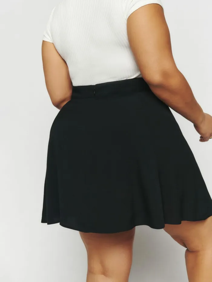 Reformation Skirts Flounce Skirt Es Black 8211 Women Reformation Skirts Flounce Skirt Es Black 8211 Women