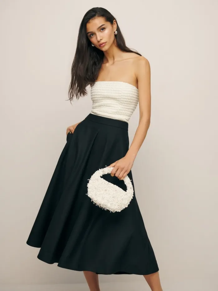 Reformation Skirts Maia Wool Skirt Black 8211 Women Reformation Skirts Maia Wool Skirt Black 8211 Women