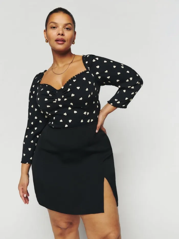 Reformation Skirts Margot Skirt Es Black 8211 Women