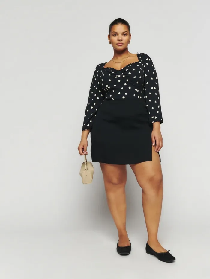 Reformation Skirts Margot Skirt Es Black 8211 Women Reformation Skirts Margot Skirt Es Black 8211 Women