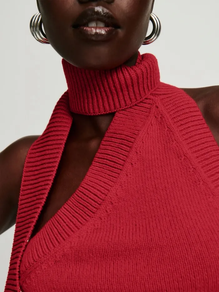 Reformation Sweaters Allegra Sweater Tank Sundried Tomato 8211 Women