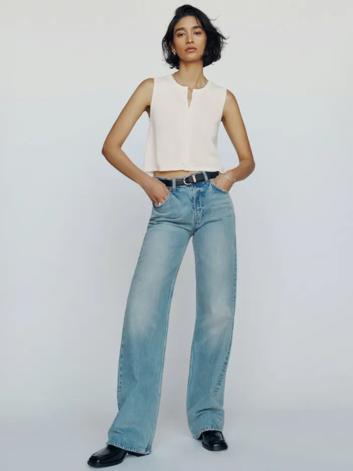 Reformation Sweaters Jace Cashmere Cropped Sweater Gossamer 8211 Women Reformation Sweaters Jace Cashmere Cropped Sweater Gossamer 8211 Women
