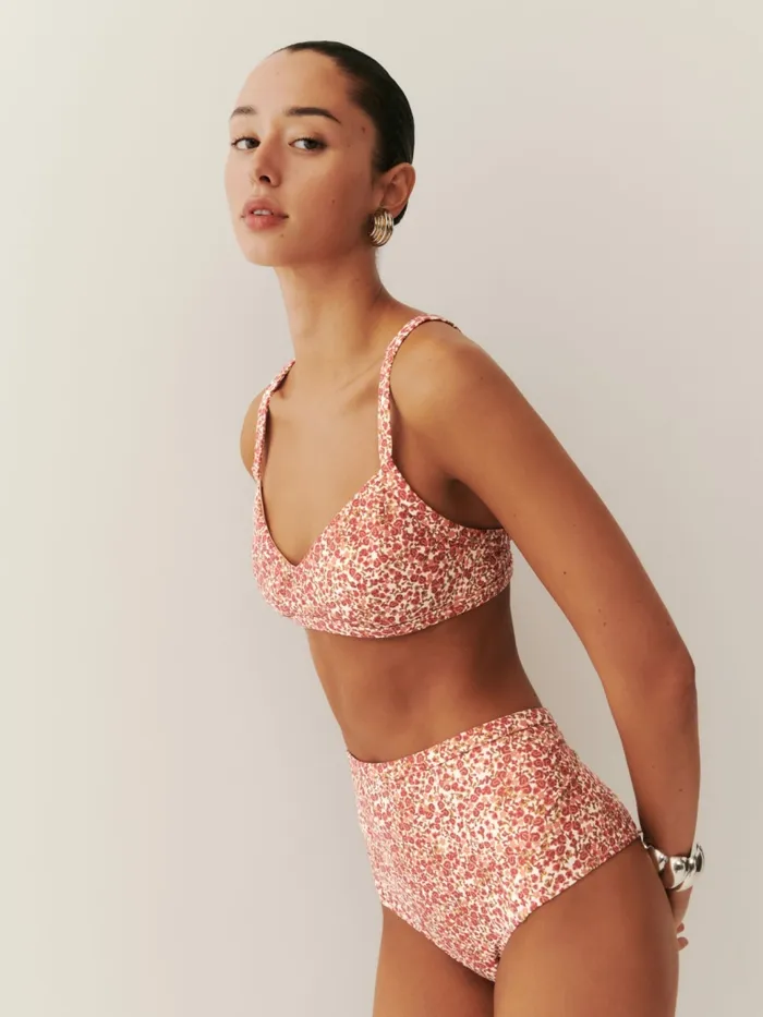 Reformation Swim Soleil Bikini Top La Vie En Rose 8211 Women