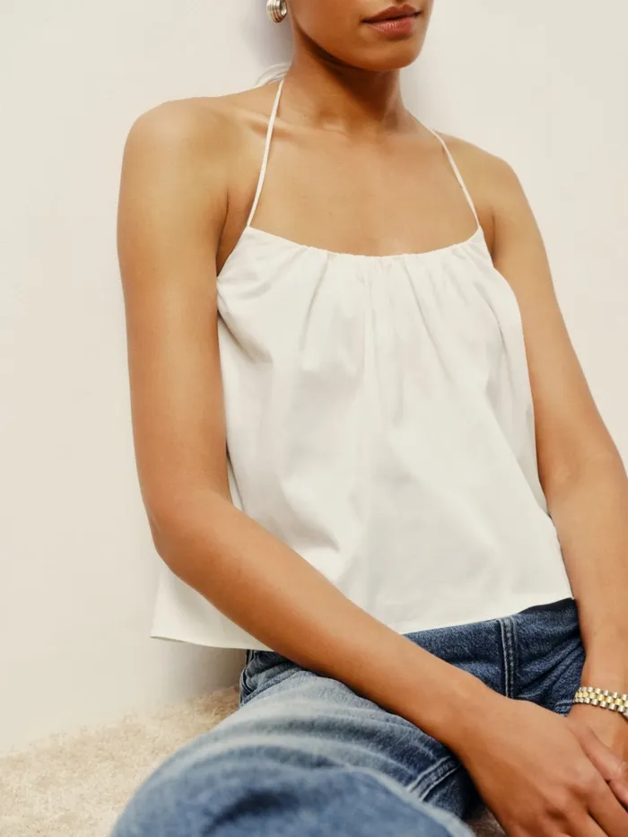 Reformation Tops Addy Top White 8211 Women Reformation Tops Addy Top White 8211 Women