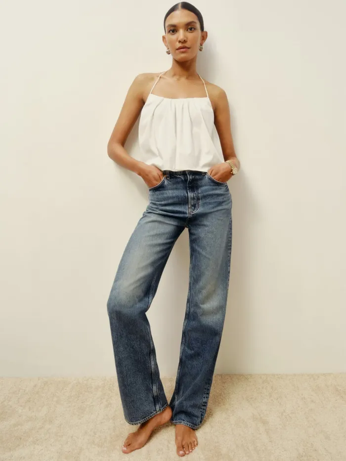 Reformation Tops Addy Top White 8211 Women Reformation Tops Addy Top White 8211 Women