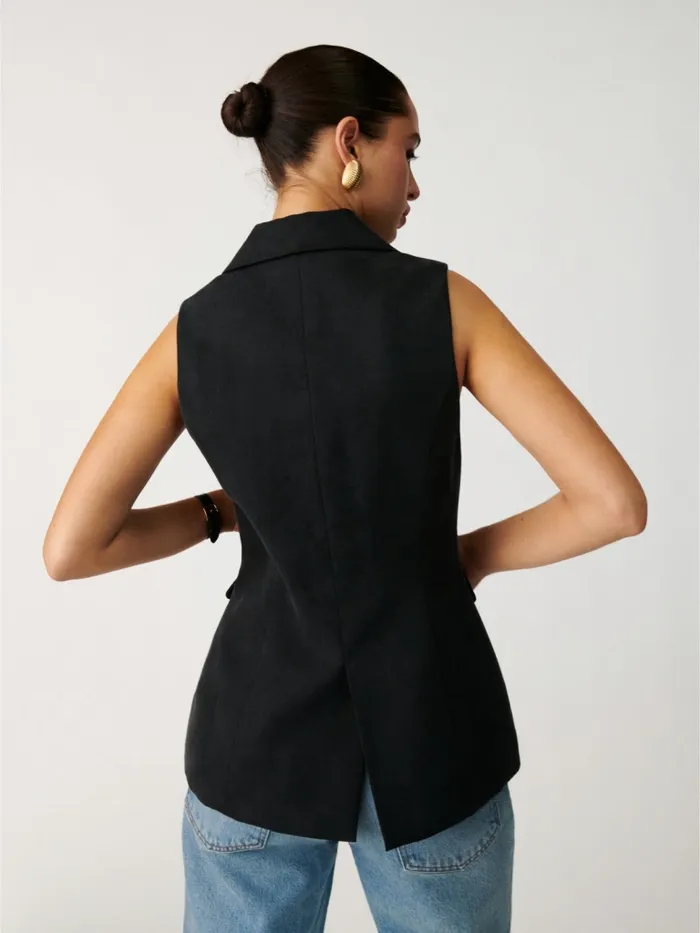 Reformation Tops Billie Vest Black 8211 Women Reformation Tops Billie Vest Black 8211 Women