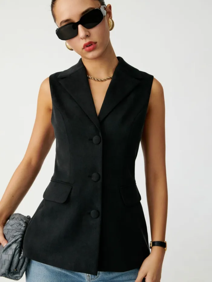 Reformation Tops Billie Vest Black 8211 Women Reformation Tops Billie Vest Black 8211 Women