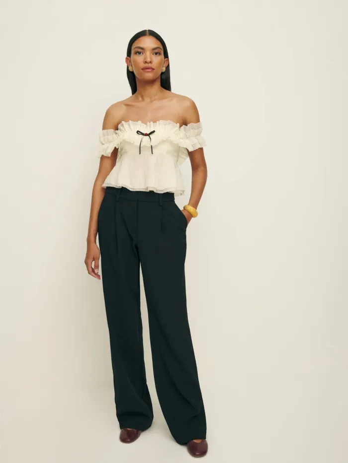 Reformation Tops Briella Top White 8211 Women