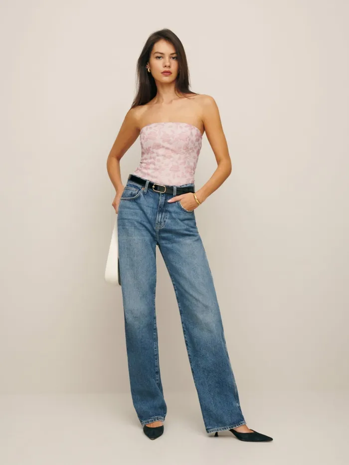 Reformation Tops Giorgia Top Petal 8211 Women Reformation Tops Giorgia Top Petal 8211 Women