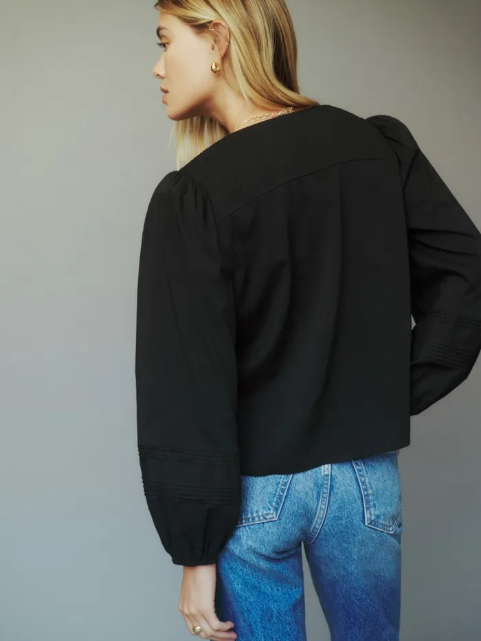 Reformation Tops Livvy Top Black 8211 Women Reformation Tops Livvy Top Black 8211 Women
