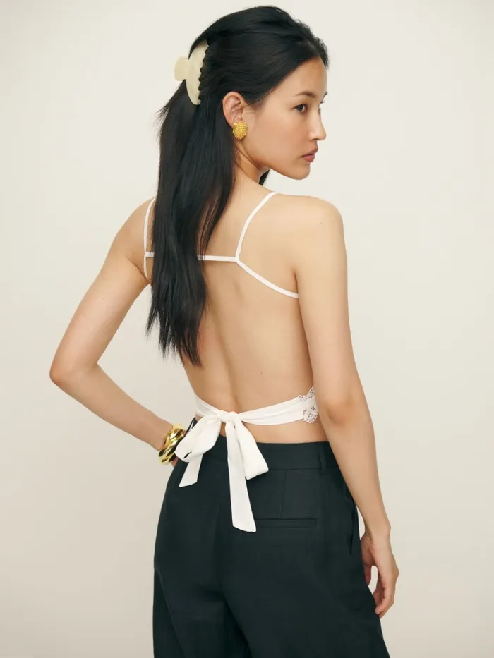Reformation Tops Meadow Top White 8211 Women