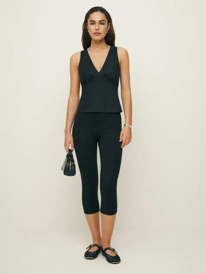 Reformation Tops Meg Top Black 8211 Women Reformation Tops Meg Top Black 8211 Women