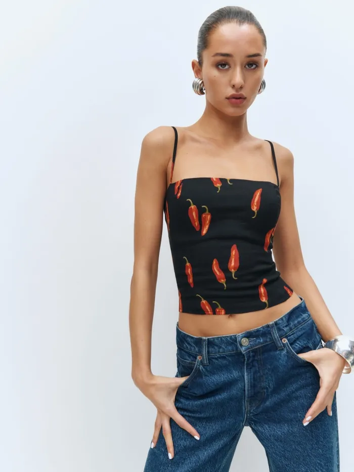 Reformation Tops Overland Top Hot Sauce 8211 Women Reformation Tops Overland Top Hot Sauce 8211 Women