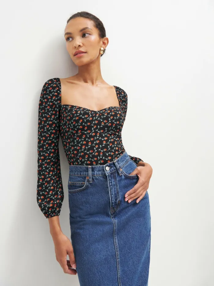 Reformation Tops Reign Top Perla 8211 Women