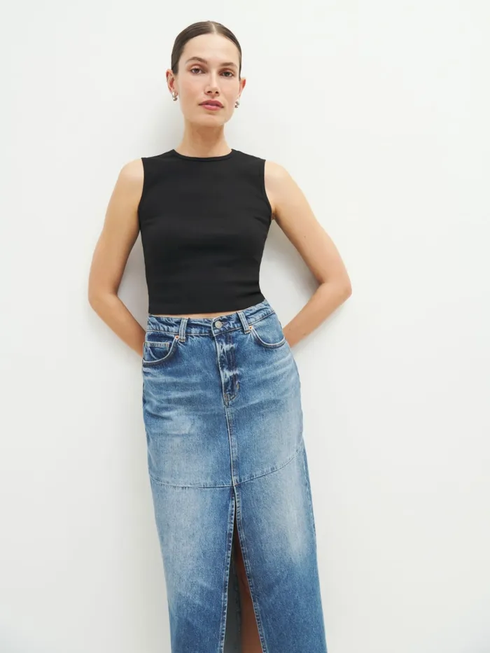 Reformation Tops Ryland Tank Black 8211 Women