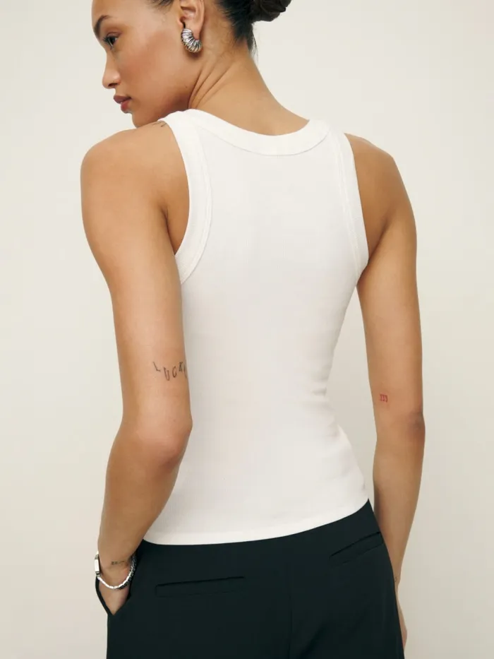 Reformation Tops Tasha Tank Bleach 8211 Women
