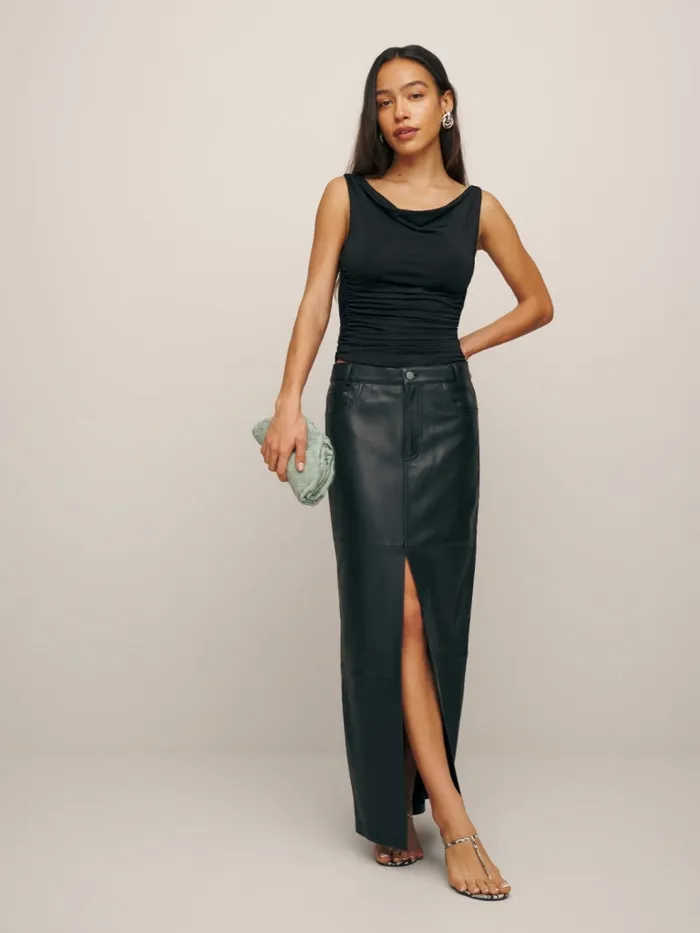 Reformation Tops Torin Knit Top Black 8211 Women Reformation Tops Torin Knit Top Black 8211 Women