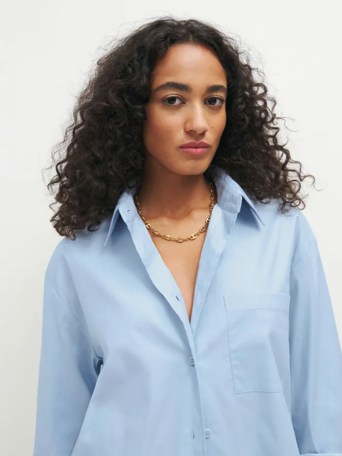 Reformation Tops Will Oversized Shirt Horizon 8211 Women