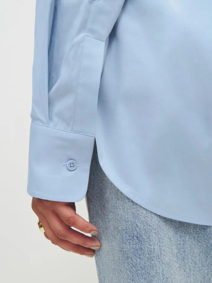 Reformation Tops Will Oversized Shirt Horizon 8211 Women