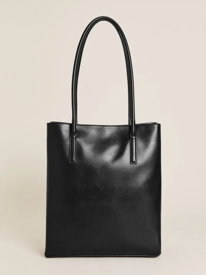 Reformation Totes Graziella Shopper Tote Black Leather 8211 Women
