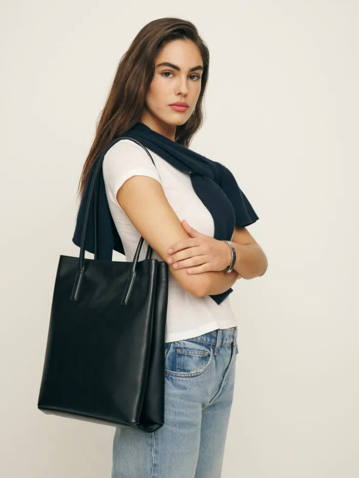 Reformation Totes Graziella Shopper Tote Black Leather 8211 Women Reformation Totes Graziella Shopper Tote Black Leather 8211 Women