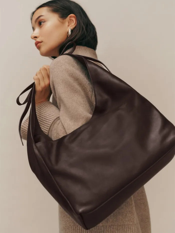 Reformation Totes Medium Vittoria Tote Bag Tobacco Leather 8211 Women Reformation Totes Medium Vittoria Tote Bag Tobacco Leather 8211 Women
