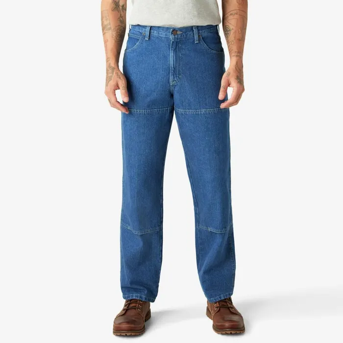 Relaxed Fit Double Knee Jeans Stonewashed Indigo Blue Stonewashed Indigo Blue snb Men Dickies Double Knee Relaxed Fit Double Knee Jeans Stonewashed Indigo Blue Stonewashed Indigo Blue snb Men Dickies Double Knee