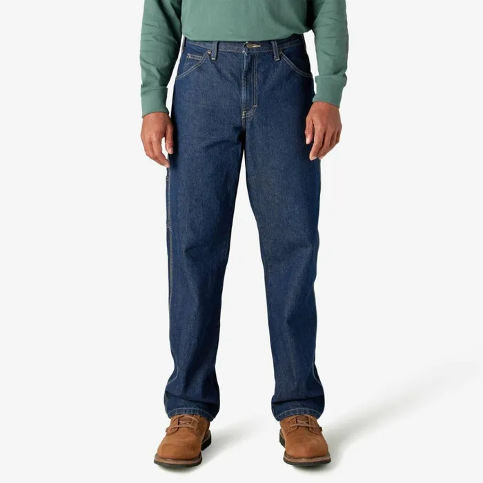 Relaxed Fit Heavyweight Carpenter Jeans Rinsed Indigo Blue Rinsed Indigo Blue rnb Men Dickies Carpenter Relaxed Fit Heavyweight Carpenter Jeans Rinsed Indigo Blue Rinsed Indigo Blue rnb Men Dickies Carpenter