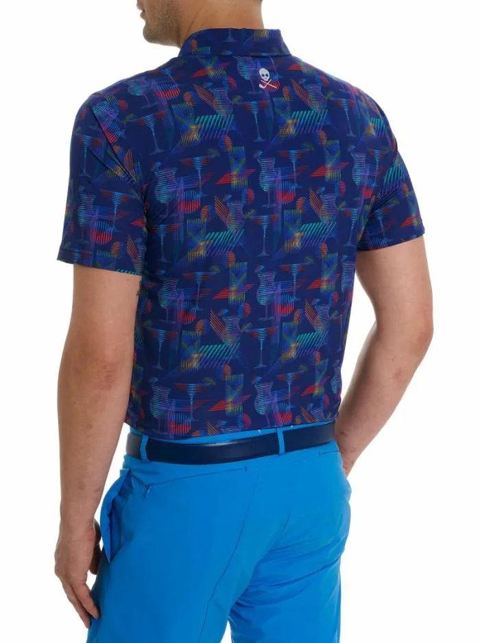 Robert Graham Polos and TShirts Men Happiest Hour Polo Navy