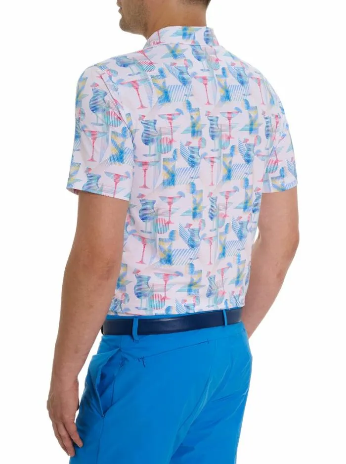 Robert Graham Polos and TShirts Men Happiest Hour Polo Navy