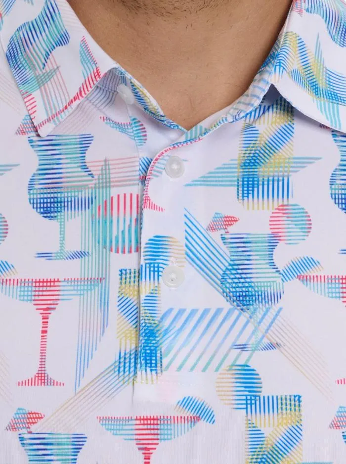 Robert Graham Polos and TShirts Men Happiest Hour Polo Navy