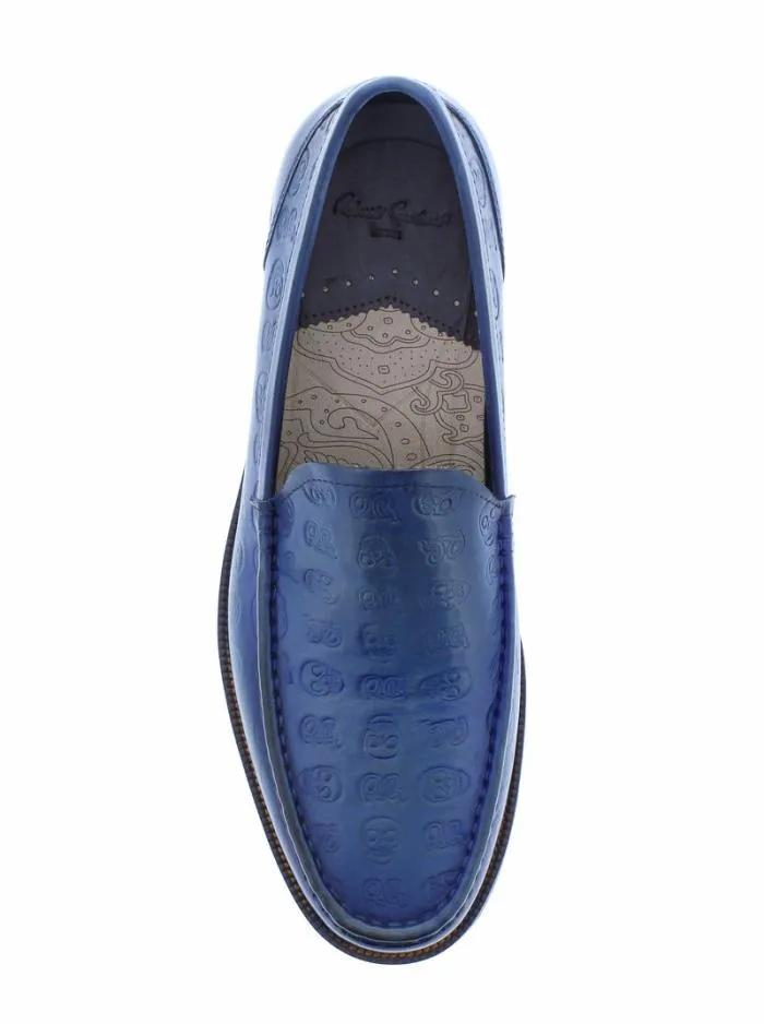 Robert Graham Shoes Men Caracas Loafer Blue