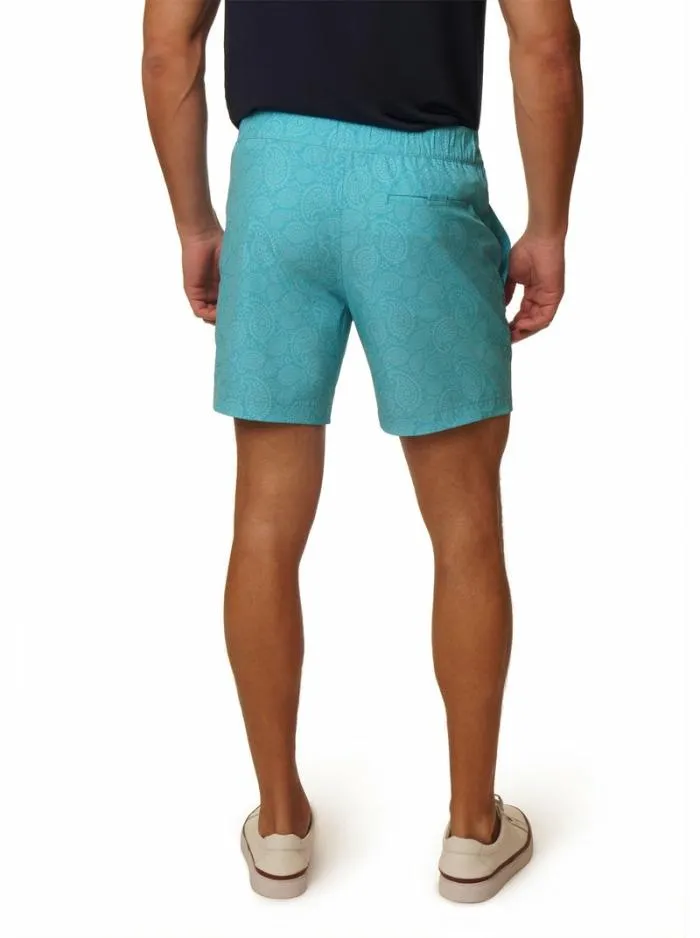 Robert Graham Shorts and Swim Men Laken Swim Aqua