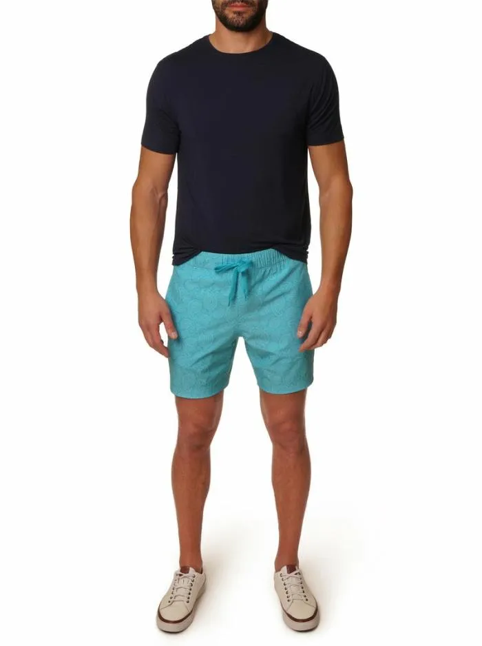 Robert Graham Shorts and Swim Men Laken Swim Aqua