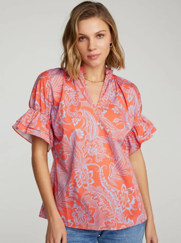 Robert Graham Tops Women Paige Shirt Pink