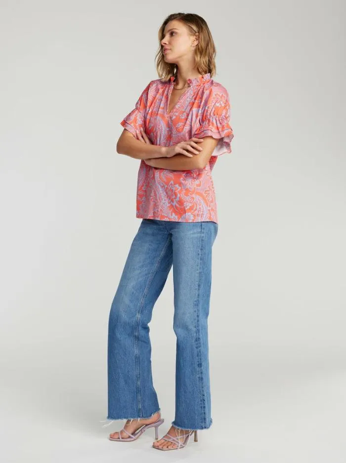 Robert Graham Tops Women Paige Shirt Pink