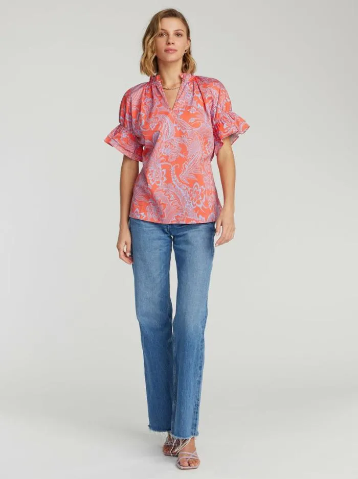 Robert Graham Tops Women Paige Shirt Pink