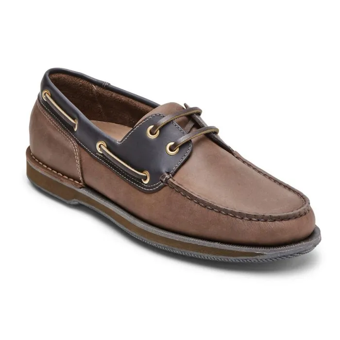 Rockport Boat Shoes Men Perth Boat Shoe Chocolatebark