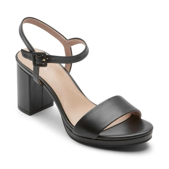 Rockport Heels Women Tabitha 2Strap Heel Black
